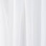 Collections Etc Elegant Sheer Scoop Tassel Crystal Beading Rod Pocket Window Curtain Valance, White