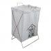 Blesiya Extra Large Foldable Storage Basket Bucket Hamper for Magazine&Newspaper 36x56cm - Grey