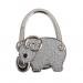 Table Foldable Purse Bag Rhinestone Elephant Hanger Handbag Hook Holder