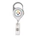 Wincraft NFL Pittsburgh Steelers Retractable Premium Badge Holder, Team Color, One Size