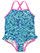 Pink Platinum Toddler Girls' Mermaid Foil 1-Piece Swimsuit, Blue, 4T