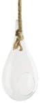Hanging Teardrop Rope Terrarium 10"