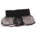1/12 Scale Mesh Ruffle Mini Skirt for Phicen TBLeague 6'' Female Figure Body Accessories - Black