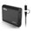 UNU Superpak10000mAH 3.1A Portable Charger - Matte Black [Apple Certified] External Battery Pack with 2-in-1 Lightning Cable 8Pin and MicroUSB Cable