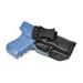 Rounded IWB Holster Fits: Glock G30S Holster - RH - Carbon Fiber Black Kydex - Concealment Express - American Made