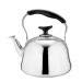 Fenteer Whistling TeaKettle Teapot Stainless Steel Tea Pot Kettle Stove Top Tea Maker Metal Teapots for Home Kitchen Restaurant, SIlver, 3 Sizes to Choose - 1L
