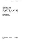 Effective FORTRAN 77, Metcalf, Michael, 0198537093