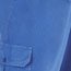 Collections Etc Women's Elastic Waist Cargo Pocket Capri Pant, Royal Blue, X-Large