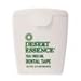 Desert Essence Tea Tree Oil Dental Tape - 12 Count (Pack of 1) - Naturally Waxed w/Beeswax - Thick Flossing No Shred Tape - On The Go - Removes Food Debris Buildup - Cruelty-Free Antiseptic