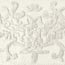 Collections Etc Romantic Floral Lattice Chenille Lightweight Bedspread with Fringe Edging, Cream, Queen