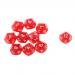 Pack of 10pcs Red Twelve Sided D12 Dice Playing D&D Warhammer RPG Board Game Favours