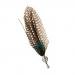 SunniMix Vintage Peacock Feather Brooch Lapel Pin Men Women Shirt Suit Wedding Accessory - Coffee