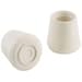 Shepherd Tip Rubber Straight White 1 / Bag 1