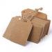 Phenovo 100pcs Paper Blank Card DIY Gift Tags Rectangle Label Brown
