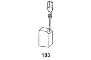 Carbon Brushes 1167X for Bosch & Hilti Power Tools - 0.20x0.31x0.61inch - Org. Ref.: 1.607.000.483, 1.607.014.144 & 1.607.014