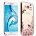HOUSHINE J5 2015 Secret Garden Case, Glitter Electroplate Bumper Bling Butterfly Garden Soft TPU Silicone Flip Back Cover Case for Samsung Galaxy J5 2015, Rose Gold - Pink