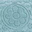Collections Etc Calista Chenille Floral Design Pillow Sham with Fringe Border, 20