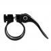 Dolity 31.8mm Diameter Bicycle Seat Clamp Seatpost Clip Tube Lock - Aluminum Alloy Road MTB Cycling Bike Bicycle Quick Release Seatpost Clamp - Black