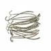 Dovewill 20 Pieces/Lot Wholesale Vintage Tibetan Silver Beading Line Pattern Bookmarks with Hoop DIY Making Findings Crafts