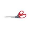 Clauss 18543 8-Inch Titanium Bonded Non-Stick Straight Shear, Red and Grey