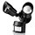 Hyperikon LED Security Light with Motion Sensor, 20W (100 Watt), Outdoor Flood Light Dusk to Dawn, 5000K, Black, IP65