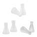 Homyl 6 Pcs Plastic Flask Conical Flask for Laboratory Students Kids Educational Learning Toys 50ml 100ml 250ml
