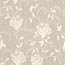 Collections Etc Floral Sheer Lace Tie-up Balloon Shade Window Curtain with Scalloped Edges and Rod Pocket Top for Easy Hanging, Ivory