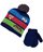 Sesame Street Baby Beanie Hat and Mittens Set (One Size, Elmo Oscar Cookie)