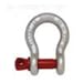 Crosby 1018419 Carbon Steel G-209 Screw Pin Anchor Shackle, Galvanized, 1 Ton Working Load Limit, 3/8