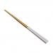 Jili Online 1 Pair Stainless Steel Chopsticks EcoFriendly Square Tableware Metal Cutlery - White Gold