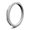 Enso Silicone Ring/Wedding Band. Hammered Design for Men and Women Color: Grey. Size: 6