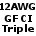 50 ft - GFCI 12 Gauge Heavy Duty Extension Cord - 3 Outlet SJTW - Indoor/Outdoor Extension_Cord by Watt's Wire - 50' 12-Gauge Grounded 15 Amp ExtensionCord - GFCI ExtensionCord