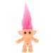 CUTICATE PVC Vintage Troll Dolls Bulk, Mini Action Figures Toys, Dollhouse Doll Kids Adult Collectible Action Figures, 6 Patterns for Choose - Rose Red