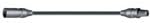 solar cable with tough XLPE 1000VDC insulation and male/female H4 connectors, 50 FT
