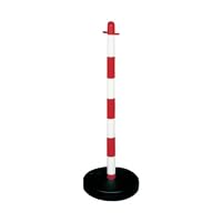 JSP HDE110005454 Demarcation Barrier Chain, Support Post, Red/White