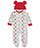 Disney Baby Boys' Mickey Mouse Footie Sleeper and Bib OR Hat Set, White, 6-9 Months