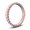 Enso Slanted Brick Silicone Ring Pink Sand Size:6