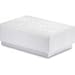 FindingKing 100 Cotton Boxes White Pendant Chain Charm Jewelry Displays 2 5/8