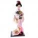 MonkeyJack 12inch Japanese Kimono Doll Geisha Figurine with Fan Ornaments Gift Art Craft Collectables Pink