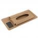 Homyl Premium 3 In 1 CD DVD Pouch Bag Glasses Holder Case with Tissue Box for Car Sunshade Visors 14Inch - beige