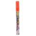 Prettyia Fluorescent Highlighter Liquid Chalk Marker Pen Erasable LED Writing Board Window Glass Pen Reversible Round and Chisel Nib Neon Color Pens - 3mm Tips - Orange