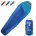 Winner Outfitters Mummy Sleeping Bag with Compression Sack, It's Portable and Lightweight for 3-4 Season Camping, Hiking, Traveling, Backpacking and Outdoor Activities（Royal Blue
