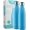 Eekay Wares 2 Pack PREMIUM QUALITY Stainless Steel Vacuum Insulated 17 oz Water Bottle, BPA Free, Leak Proof, Sweat Free, Keeps your drink Hot & Cold for hours , (Blue) Great For Coffee and Tea