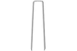OK5STAR 150 Pack 6" Garden Stakes Pins,Heavy Duty Garden Landscape Staples Stakes Pins Galvanized Landscape Staples for Anchoring Weed Barrier Fabric