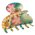 France Luxe Small Couture Jaw - Chrysanthemum