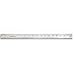 The Classics 18-Inch/45cm Stainless Steel Ruler with Cork Backing, Silver (TPG-158)
