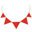 Jane Stone Red Triangle Popular Collar Fashion Statement Necklace Party Jewelry(Fn0568-Red)