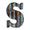 Custom Cut Decor 8'' Thin Rusty Galvanized Corrugated Metal Letter -S