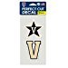 NCAA Vanderbilt University Perfect Cut Decal (Set of 2), 4