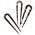 France Luxe Skinny Flex Chignon Pin - Classic